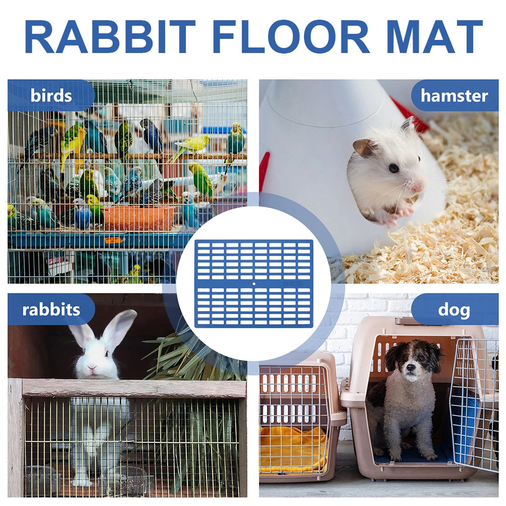 Tappetino per Gabbia Conigli – Set 3 Pezzi Morbido per Piccoli Animali