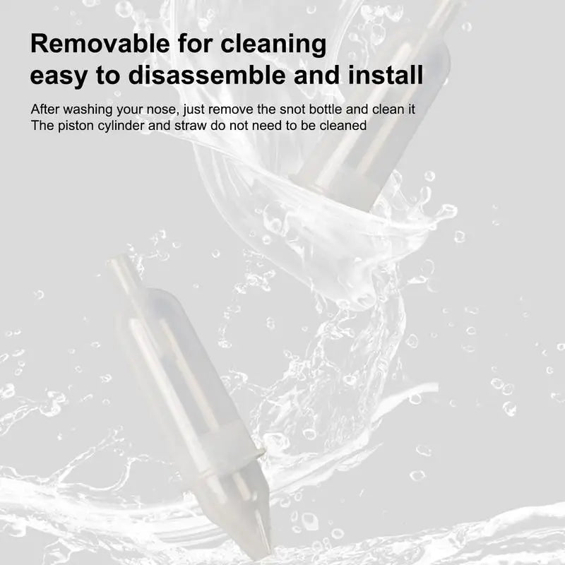 Portable Nasal Aspirator for Babies – Soft Silicone Nozzle, Manual Extractor