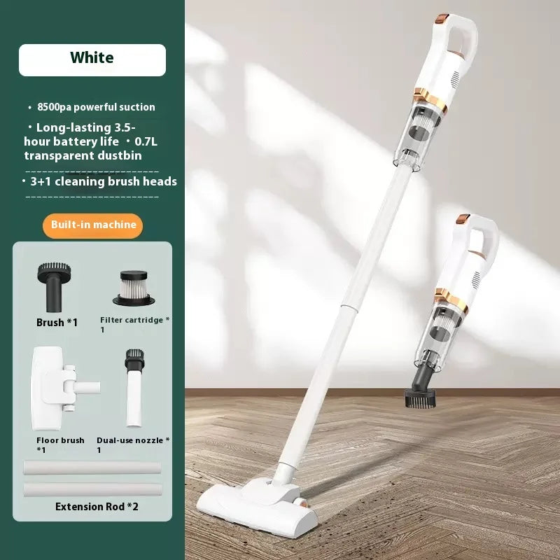 Aspirapolvere Senza Fili 6500Pa – Portatile con Filtro in Metallo per Auto e Casa