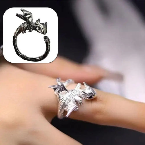 Anello Drago Regolabile per Maglieria e Uncinetto – Guida Filo per Dito