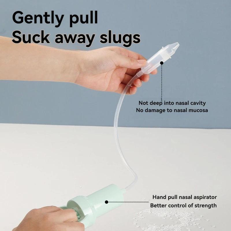 Aspiratore Nasale Manuale per Neonati – Rimozione Muco Sicura e Confortevole