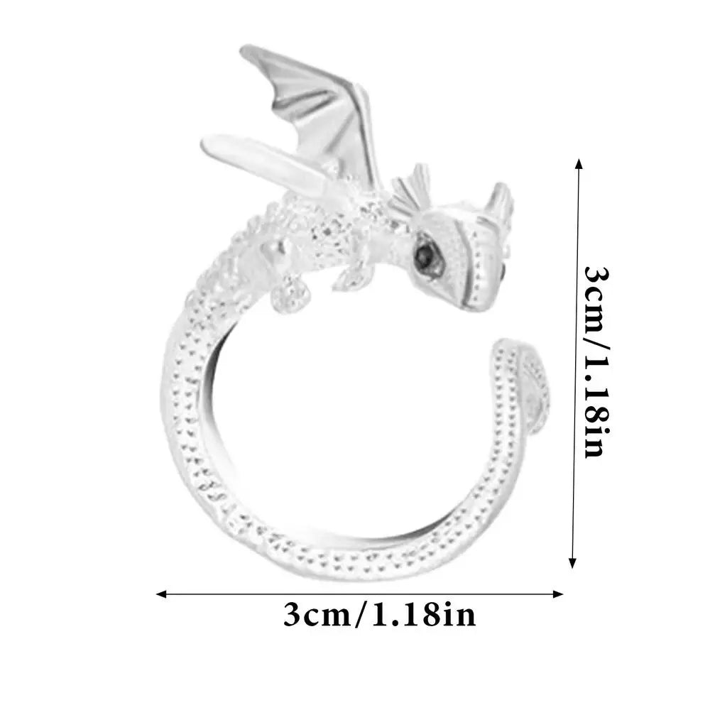 Anello Drago Regolabile per Maglieria e Uncinetto – Guida Filo per Dito