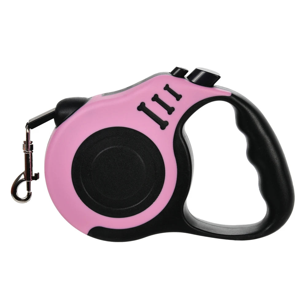 Guinzaglio Retrattile in Nylon per Cani – Cinghia Allungabile per Piccoli e Grandi