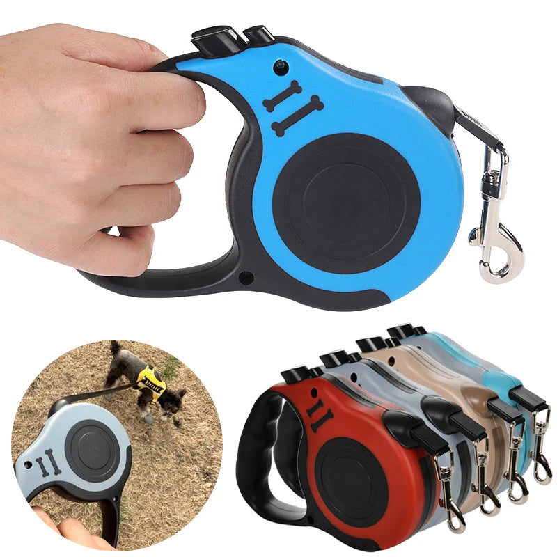 Guinzaglio Retrattile in Nylon per Cani – Cinghia Allungabile per Piccoli e Grandi